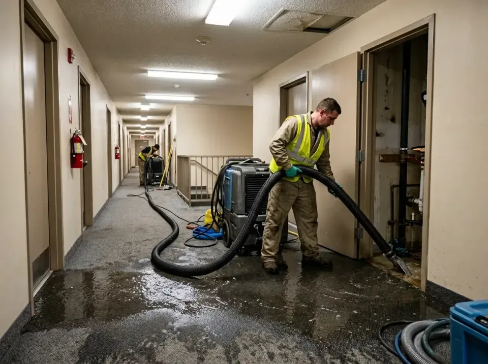 multi-unit-apartment-hallway-f-005 — frequently asked questions, Emergency Burst Pipe Water Extraction & Removal in Masury,…